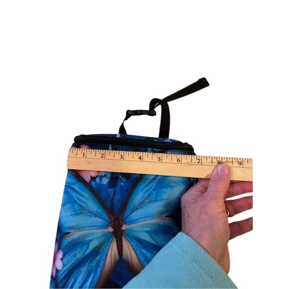 EVANLinsim Blue Butterfly Print Insulated‎ Lunch Tote Bag Unisex Kids - Picture 13 of 14